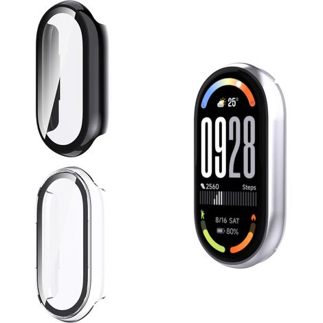 2 Pièces Coque pour 10 Protection Écran Verre Trempé, Dur PC Matériel Coque, [Le Design Ultra Mince et Léger] Anti-Dérapante Etui pour 10 (1/5)