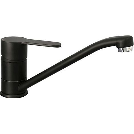 Edouard Rousseau - BORN Sink Mixer - Made in France - NF Certified - Black (1/2)