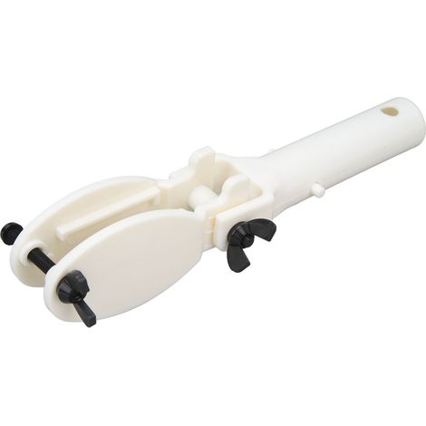 Support pour pastilles de chlore sur poteau, support en plastique facile à installer, accessoire de nettoyage de piscine pour l'entretien de la piscine (1/5)
