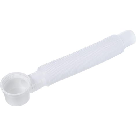Tuyau de vidange réglable 28 cm pour baignoire et douche, blanc, lot 1 (1/5)