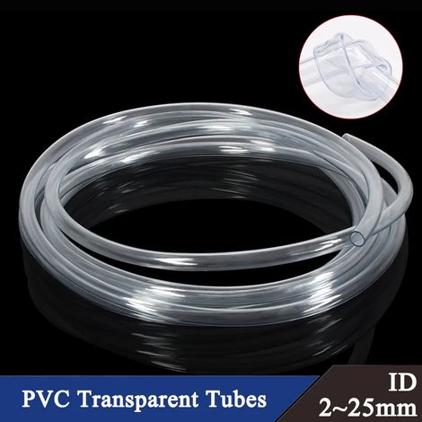Tuyau en PVC transparent (diamètre intérieur 16 mm x diamètre extérieur 18 mm - Chine continentale - 1 mètre) - Tube de pompe à eau de haute qualité (1/5)