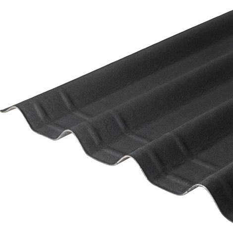 Onduline Easyfix Corrugated Bitumen Sheet Black 2000mm x 820mm x 2.6mm