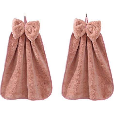 Serviette De Cuisine - Microfibre 80 Polyester 20 Polyamide - Absorbante Douce Avec Oeillet De Suspension - Pour Cuisine Et Salle De Bain - Lot De 1