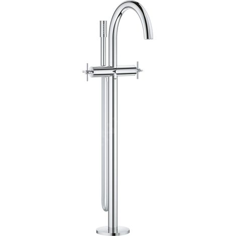 Grohe – Mitigeur bain/douche 25044003 – Chrome – Cartouche céramique 35 mm – Inverseur automatique – Douchette Euphoria Cosmopolitan