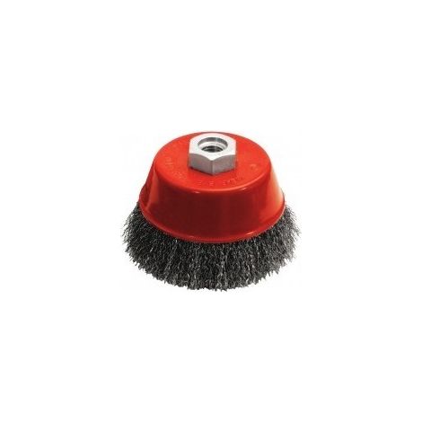 OUTIFRANCE Brosse métallique rotative Ø 100 mm à fils ondulés