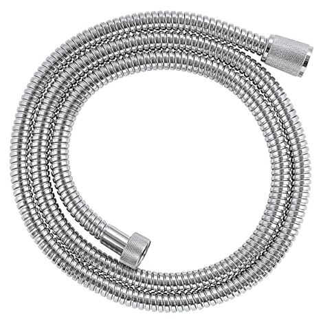 Grohe – Flexible de douche 1500 mm en métal chromé – Résistance à la pression 16 bar – Raccord G 1/2' – 27502001 (1/3)