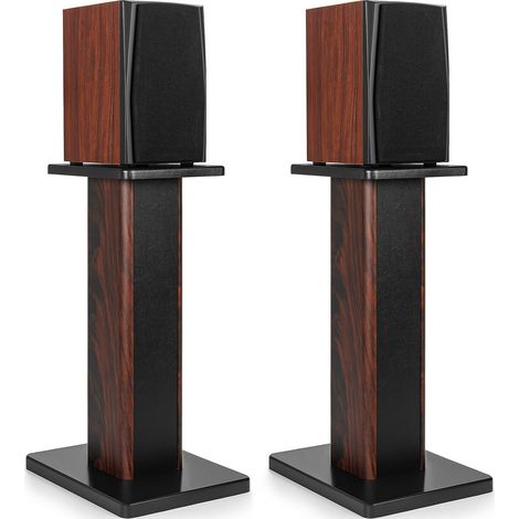 Lot de 2 Pieds D'Enceintes en Bois, Charge maximale: 50KG, 50CM (1/2)