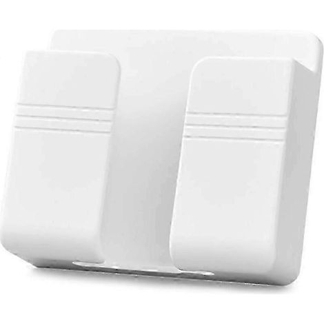 Support de charge adhésif pour téléphone portable, étagère murale de salle de bain, rangement multifonctionnel fixe de chevet (1/5)