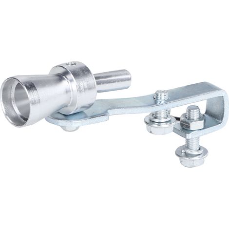 Sifflet effet turbo pour pot d'échappement alliage aluminium argenté TC S (1/5)