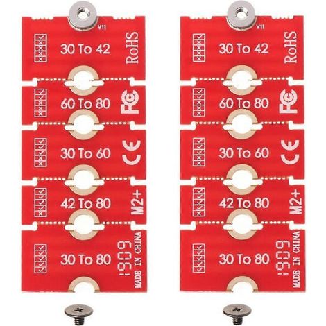 2 Stück M2 M2PLUS NGFF NVME M.2 Extended Transfer 2230, 2242--