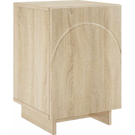 Nachttisch Sonoma-Eiche 33,5 x 34,5 x 50 cm Holzwerkstoff vidaXL (1/5)