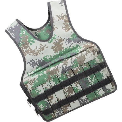 Gilet d'entraînement de résistance flexible, construction universitaire, ceintures ergonomiques modifiables, ajustement stable, équipement de construction musculaire cardiovasculaire, gilet (1/5)