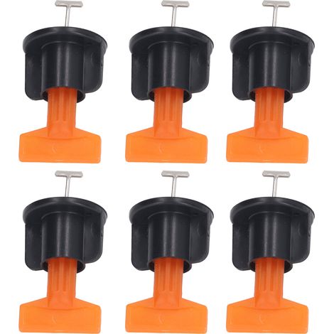 Kit de nivellement et d'ajustement de carrelage, outil de pose de carrelage sol et mur, clips en plastique en forme de croix, dispositif de nivellement et de positionnement de carrelage, outils de maç (1/5)