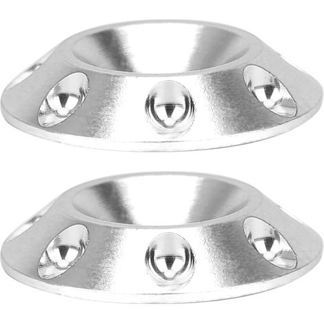joints d'aileron arrière pour renforcer la protection de l'arrière, pièce universelle compatible avec les voitures de course tout-terrain 1/10 (argent)