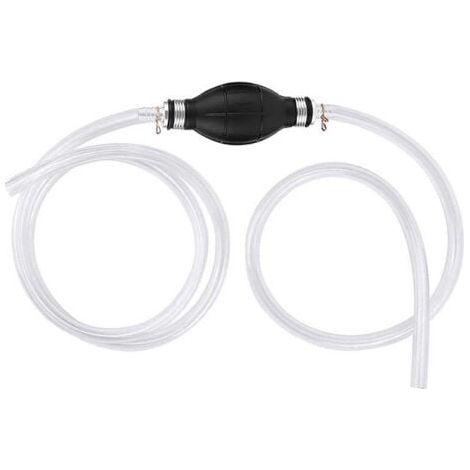 Pompe à siphon de carburant, kit de pompe à siphon de livraison de carburant de 2 m, tuyau de siphon manuel de pompe à eau portable à haut débit, 2 Pvc (1,2 m + 0,8 m) Livraison d'essence automobile (1/5)