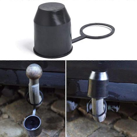 Cache-boule d'attelage universel 50 mm pour remorque/camping-car (1/4)