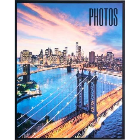 Album Photo Soft 96 Pochettes 13X20Cm New York