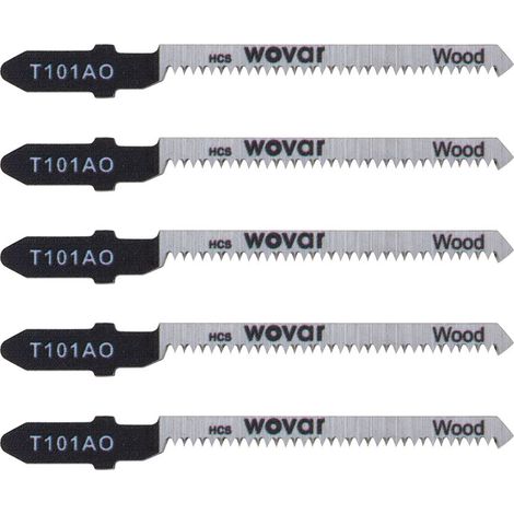 Lame scie sauteuse bois coupe fine courbes 101AO - Set 5 pièces (1/4)
