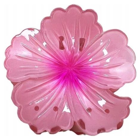 Pinza para el cabello Ecarla Hibiscus Ombre Rosa SP384 (1/2)