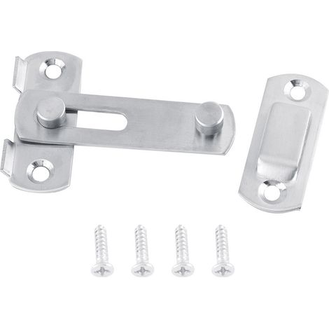 Loquet de verrouillage en acier inoxydable pour porte coulissante, accessoire pour fenêtre, armoire et cabine d'essayage (1/5)