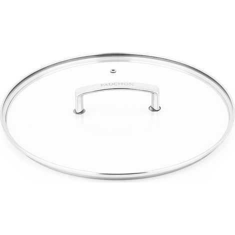 FAUCHON ART DE LA TABLE - Couvercle 32cm en verre et en aluminium SIGNATURE