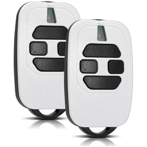 2PCS - Télécommande Portail - Fréquence 433,92 MHz - Compatible DEA GTI GT2 Mio TR - 4 Canaux Pour Garage Et Portail Automatique - Noir - 8x5x1cm (1/5)