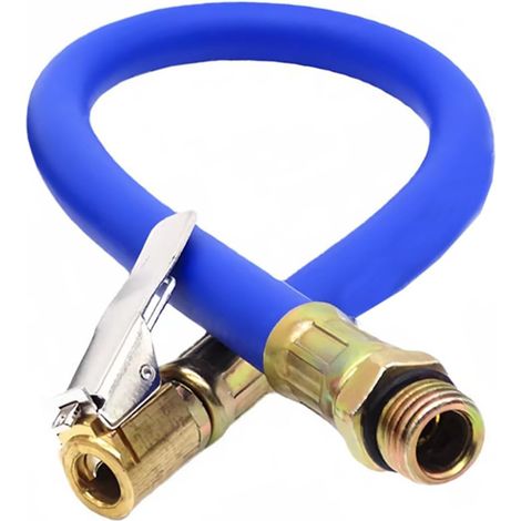Tyre Inflator Hose 37 cm Adaptor Hose Inflating Tip Car Tyre Inflator Standard Connection for Air Pumps (1/5)