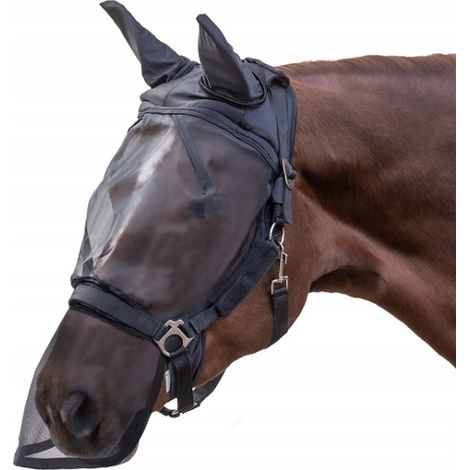 Máscara antiinsectos Waldhausen premium fly mask protección UV piel