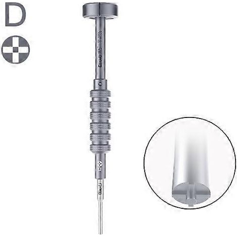 Tournevis à lunette centrale Qianli i-Thor S2, embout cruciforme creux texturé 3D
