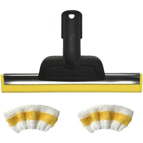 Pour nettoyeur vapeur Karcher Easyfix SC2 SC3 SC4 SC5 CTK10 CTK20 Brosse ronde Buse à vitre Grattoir Stea (1/5)