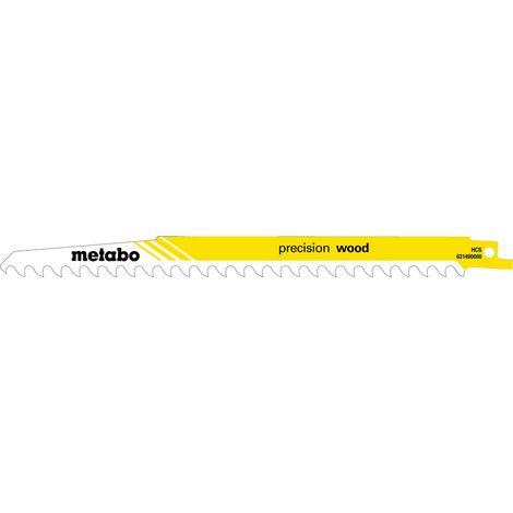 Metabo 5 Säbelsägeblätter "precision wood" 240 x 1,5 mm, HCS, 8,5 mm/ 3 TPI 5 Stk (1/3)