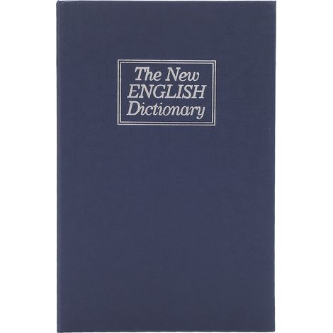 Coffre-fort livre-dictionnaire, tirelire, armoire coffre-fort à serrure à clé, grand coffre-fort livre-dictionnaire anglais (1/5)