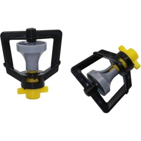 Outils de système d'arrosage de jardinage 10 Pcs serre Mist Buse 360 degrés de rotation Hang Or jardin vertical gicleurs d'arrosage par aspersion Buse (1/5)