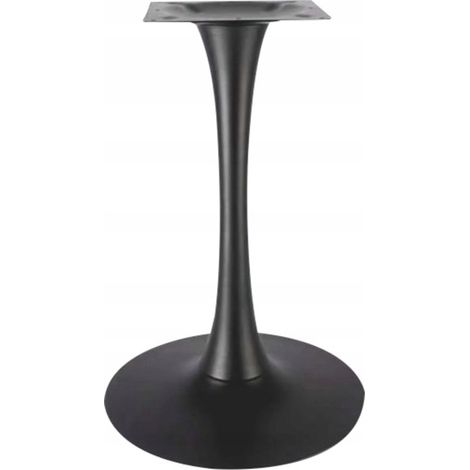 Base pedestal de mesa pata negra redonda ARP755