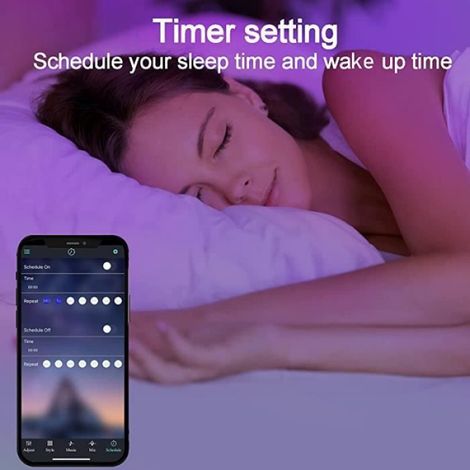 Ruban LED 20M(10M2) - Synchroniser avec Rythme de Musique - Couleur - pour Maison Décoration 20m (1/4)
