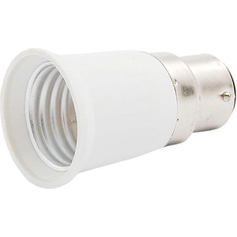 Adaptateur de douille B22 vers E27 pour lampe (neuf)