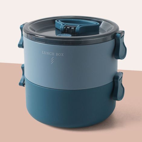 Boîte À Repas En Plastique - Boîte Hermetique Pour Micro-ondes - Pour Bureau Et Réfrigérateur - Rond - 13 5 Cm - 1 Pièce (1/3)