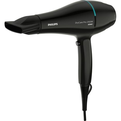 Philips BHD272-00 DryCare Pro Asciugacapelli 2100 W Motore AC ThermoProtect Ionico 6 velocita' concentratore 9 mm colore Nero (1/5)