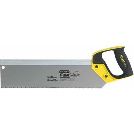stanley finstock serrucho de costilla fatmax 2-17-201 de 350 mm