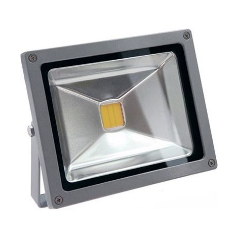 Blanc Froid - Projecteur LED Basse Tension - 12V / 24V DC - 20W - IP65 - Ecolife Lighting (1/2)