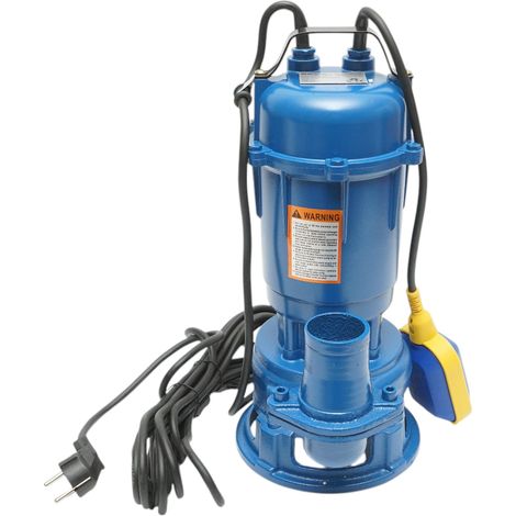 Pompa sommersa per acque sporche con galleggiante e trituratore 550W, 220V, portata 233 L/min, prevalenza 8 m, modello WQDS15-8-0.55F Breckner Germany (1/5)