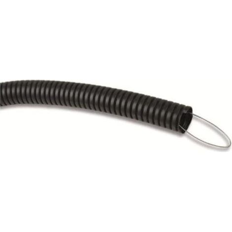 Tuyau électraline avec tire-fil diamètre 25mm 10 mètres noir - 60609