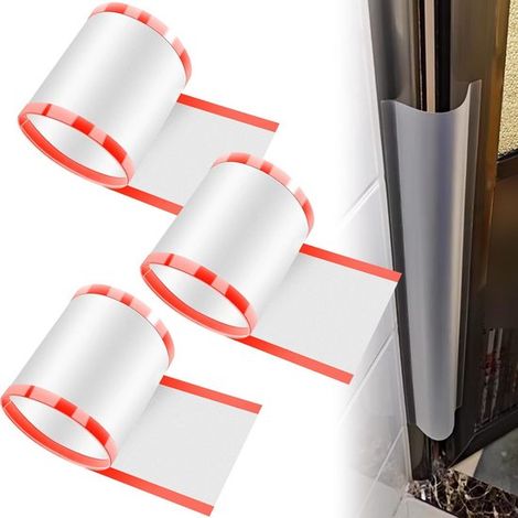 3 fermaporta in gommapiuma a prova di bambino, lunghi 120 cm - fermaporta anti-pizzicamento (1/5)