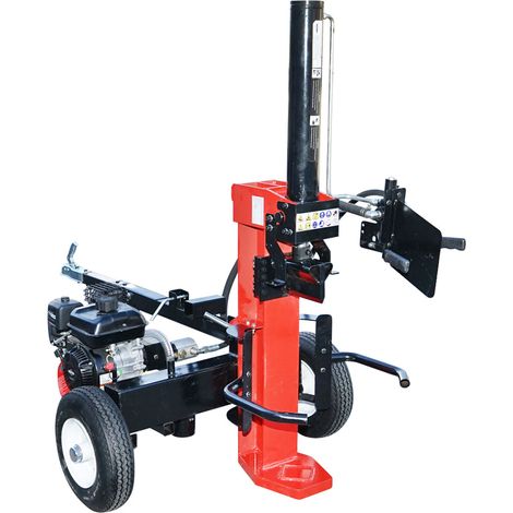 Spaccalegna verticale con motore a benzina da 208 cc, potenza di spacco 22 t, tronco 610x400 mm Breckner Germany (1/5)