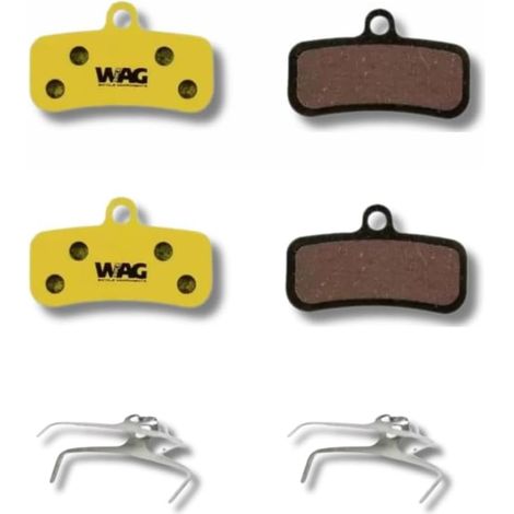 4 PZ PASTIGLIE COMPATIBILI CON SHIMANO E TEKTRO FRENI BICI MTB CON MESCOLA ORGANICA IN CERAMICA MADE IN ITALY,GUIDA SICURA (1/4)