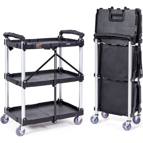 Chariot de Service 65x39x83 cm Chariot de Transport Utilitaire (1/5)