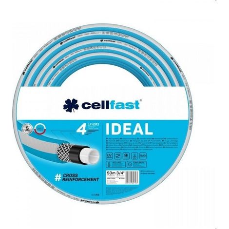 Cellfast IDEAL Tubo da giardino blu, durevole e flessibile