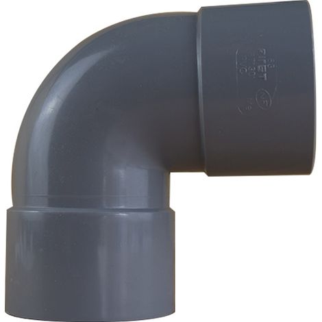 Coude PVC 87°30 Femelle/Femelle Ø63 - First Plast (1/5)