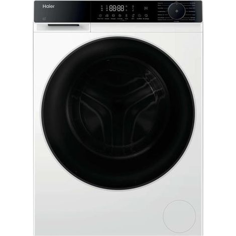 Haier – Lave-linge séchant 8 kg – 5 kg de séchage – Moteur Inverter silencieux – 16 programmes – Traitement antibactérien ABT – Écran TFT tactile (1/3)