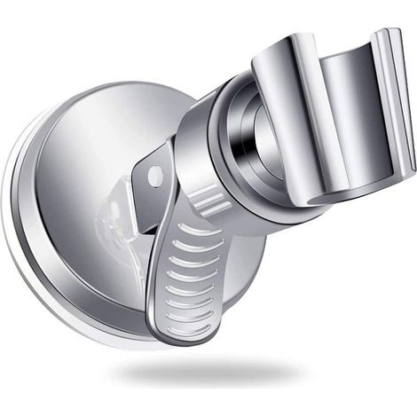Suction cup shower head holder – Drill-free installation – Supports up to 5 kg – 360° rotation – Compatible with hand showers (1/5)